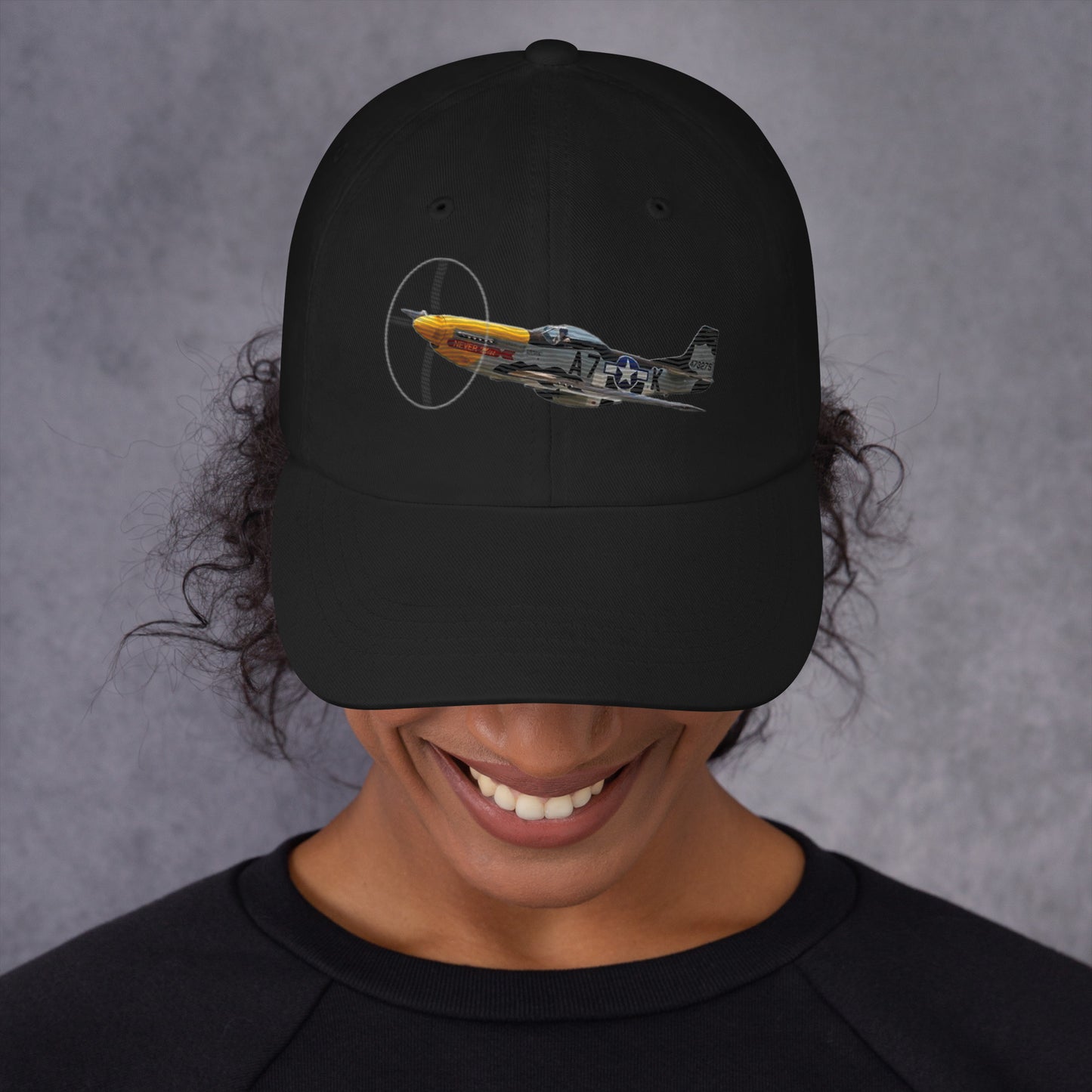P-51 WW2 warbird airplane fighter dad hat mighty shirt