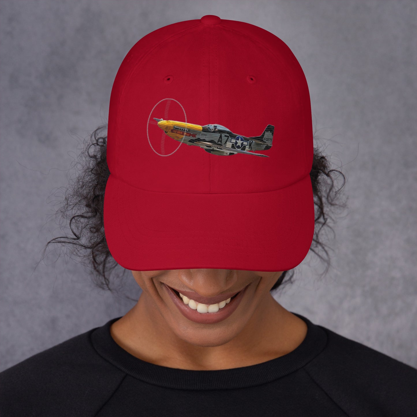 P-51 WW2 warbird airplane fighter dad hat mighty shirt