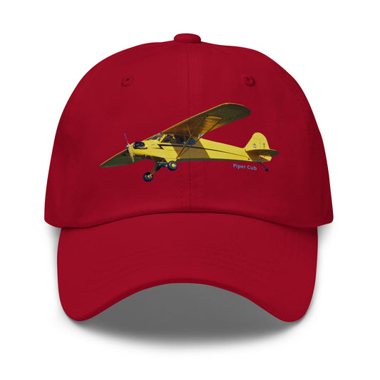 Piper Cub is America's airplane! Wear this Dad hat proudly MightyShirt buy it now
