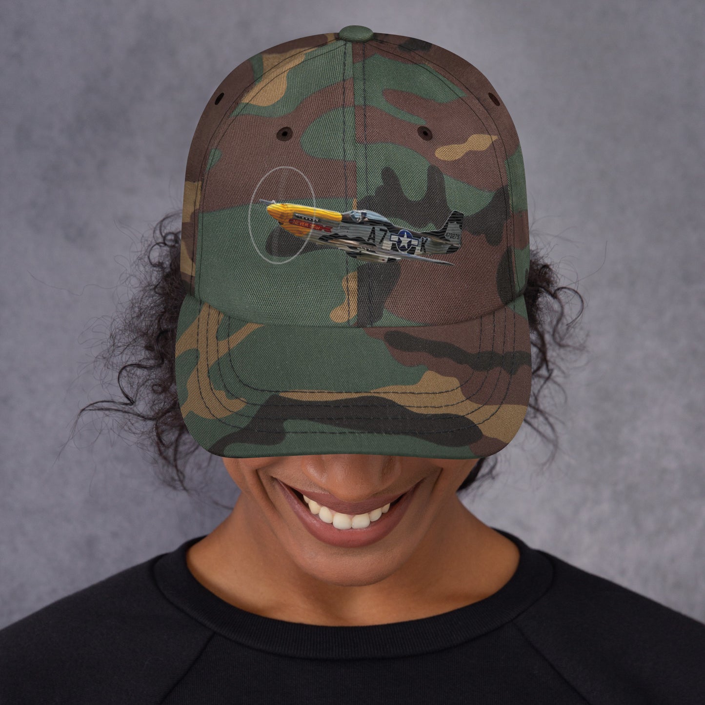 P-51 WW2 warbird airplane fighter dad hat mighty shirt