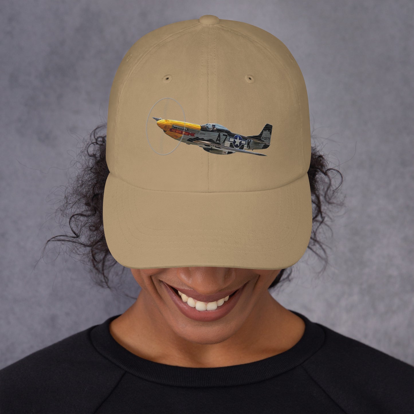 P-51 WW2 warbird airplane fighter dad hat mighty shirt
