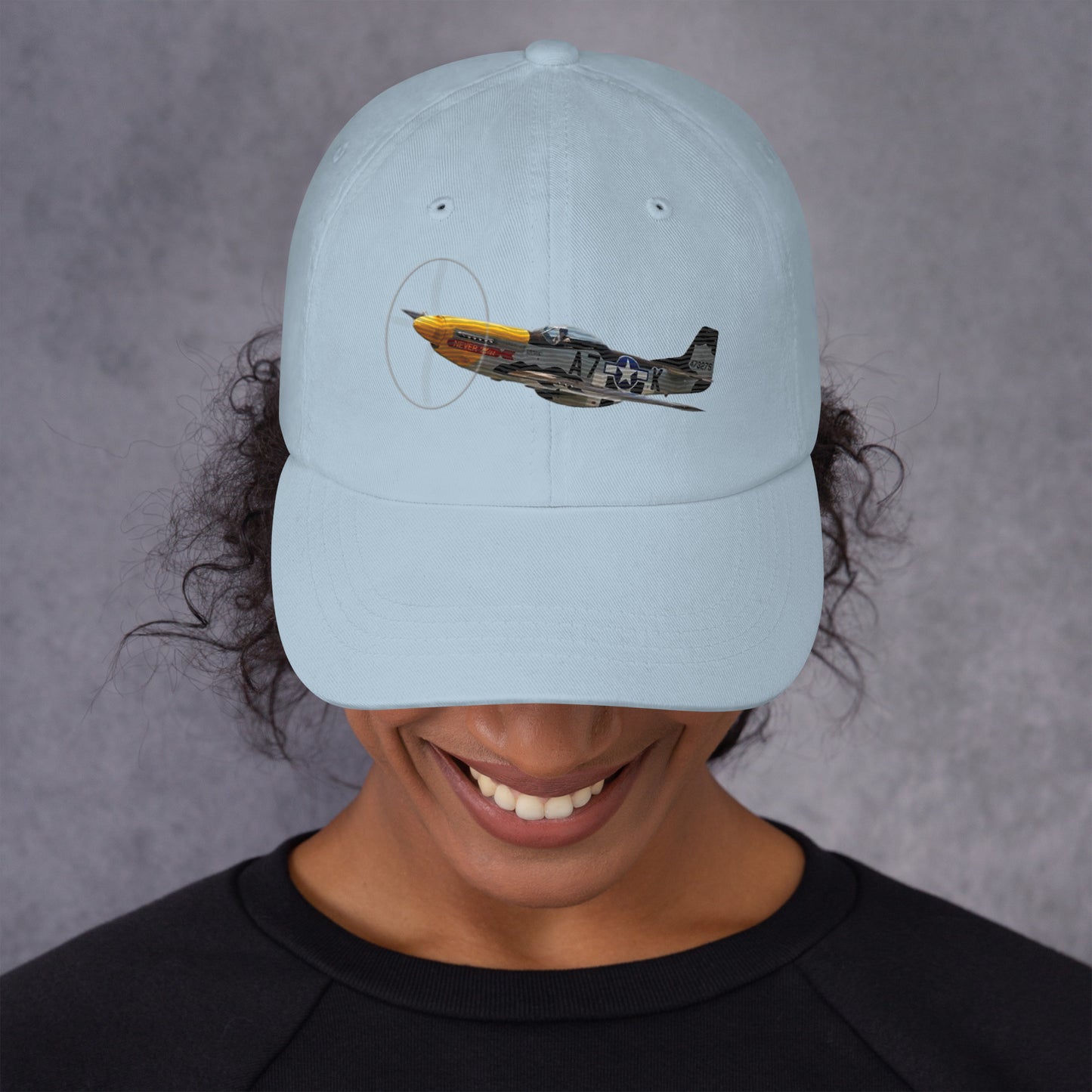 P-51 WW2 warbird airplane fighter dad hat mighty shirt
