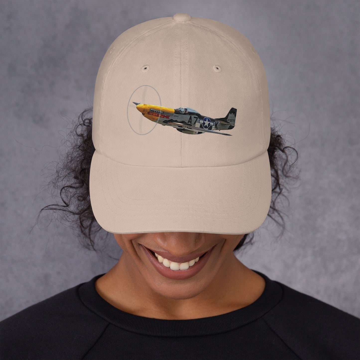 P-51 WW2 warbird airplane fighter dad hat mighty shirt