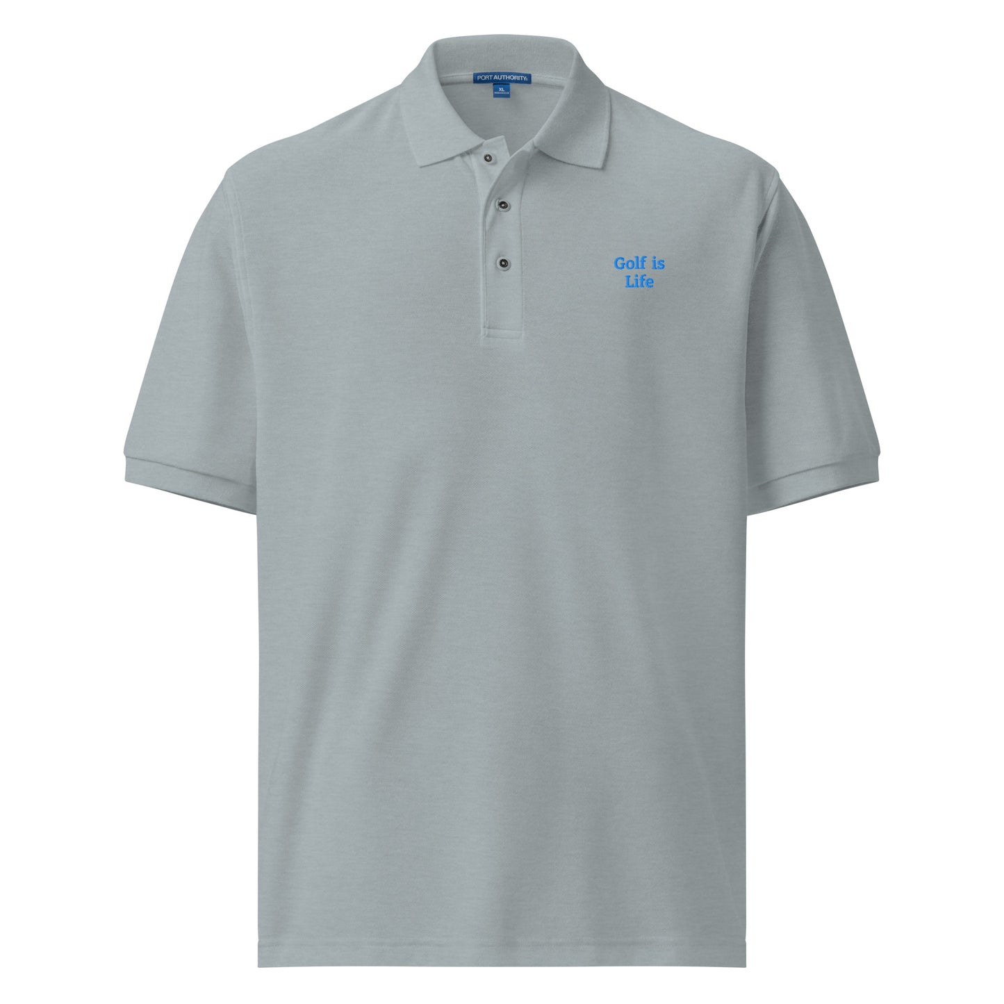"Golf is Life" Men's Premium Polo by Mighty Shirt