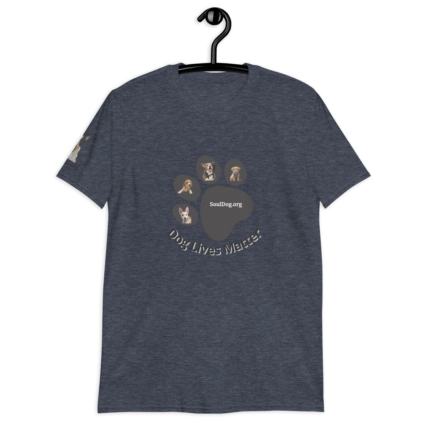 "Dog Lives Matter" 100% Cotton Unisex T-Shirt by Mighty Shirt