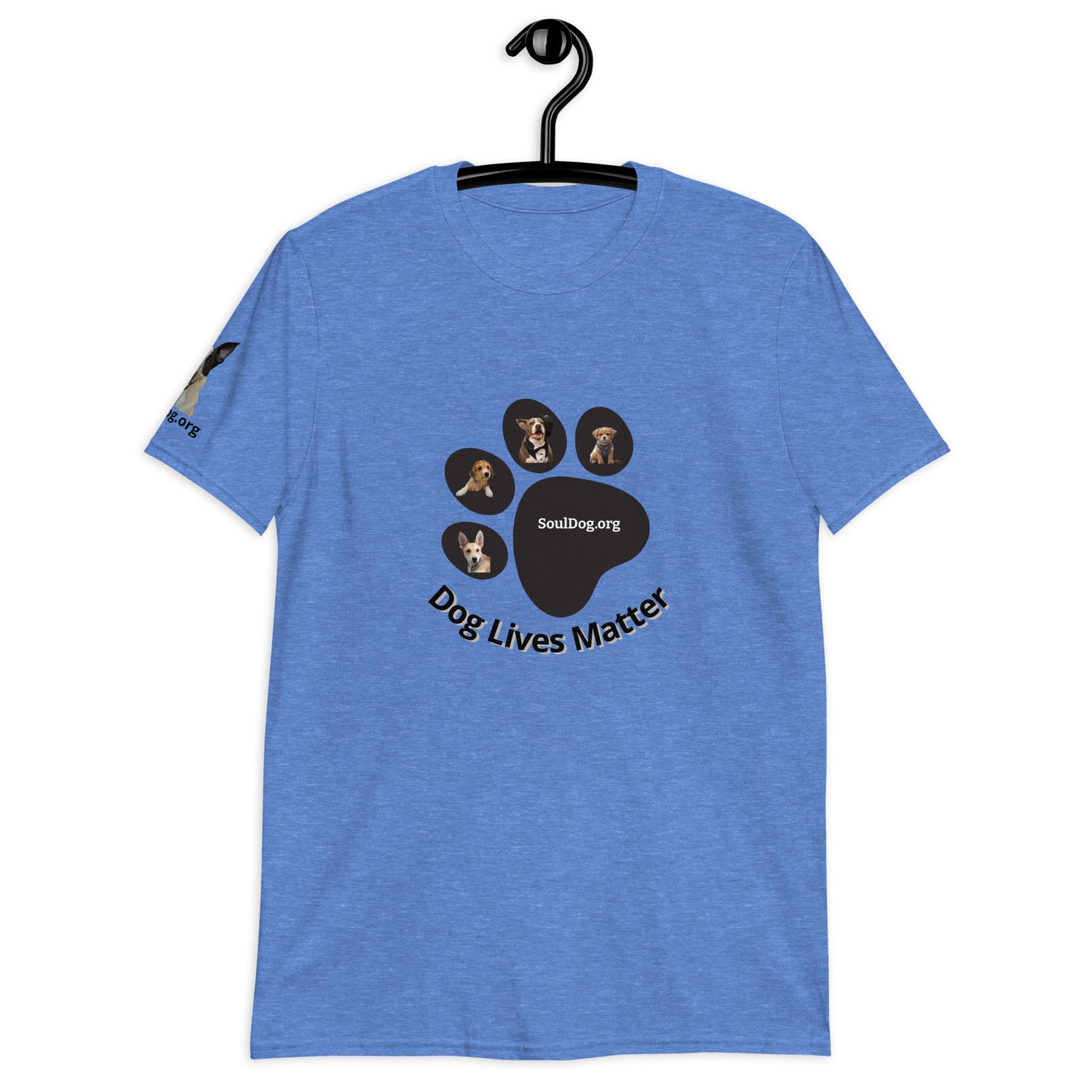 "Dog Lives Matter" 100% Cotton Unisex T-Shirt by Mighty Shirt