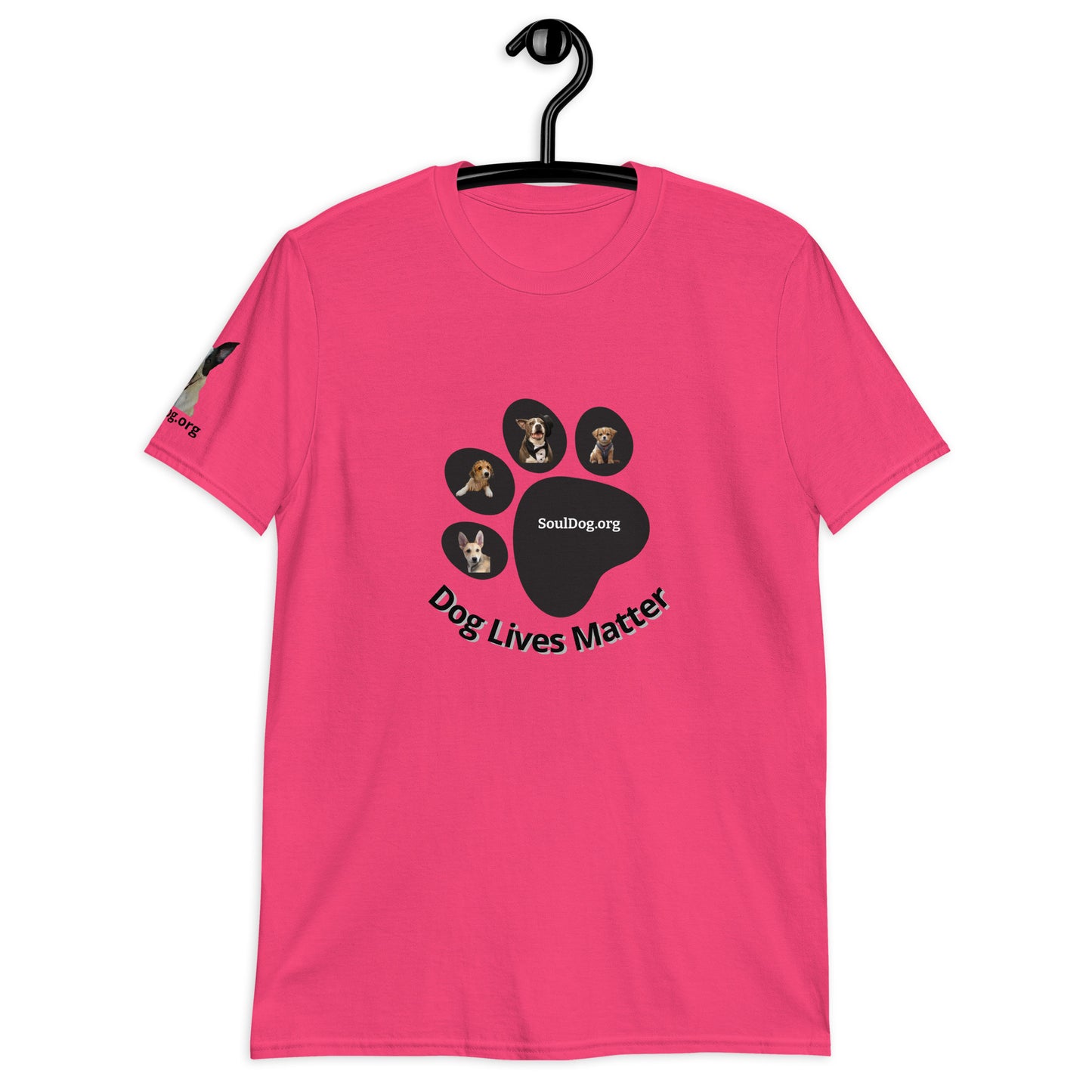 "Dog Lives Matter" 100% Cotton Unisex T-Shirt by Mighty Shirt