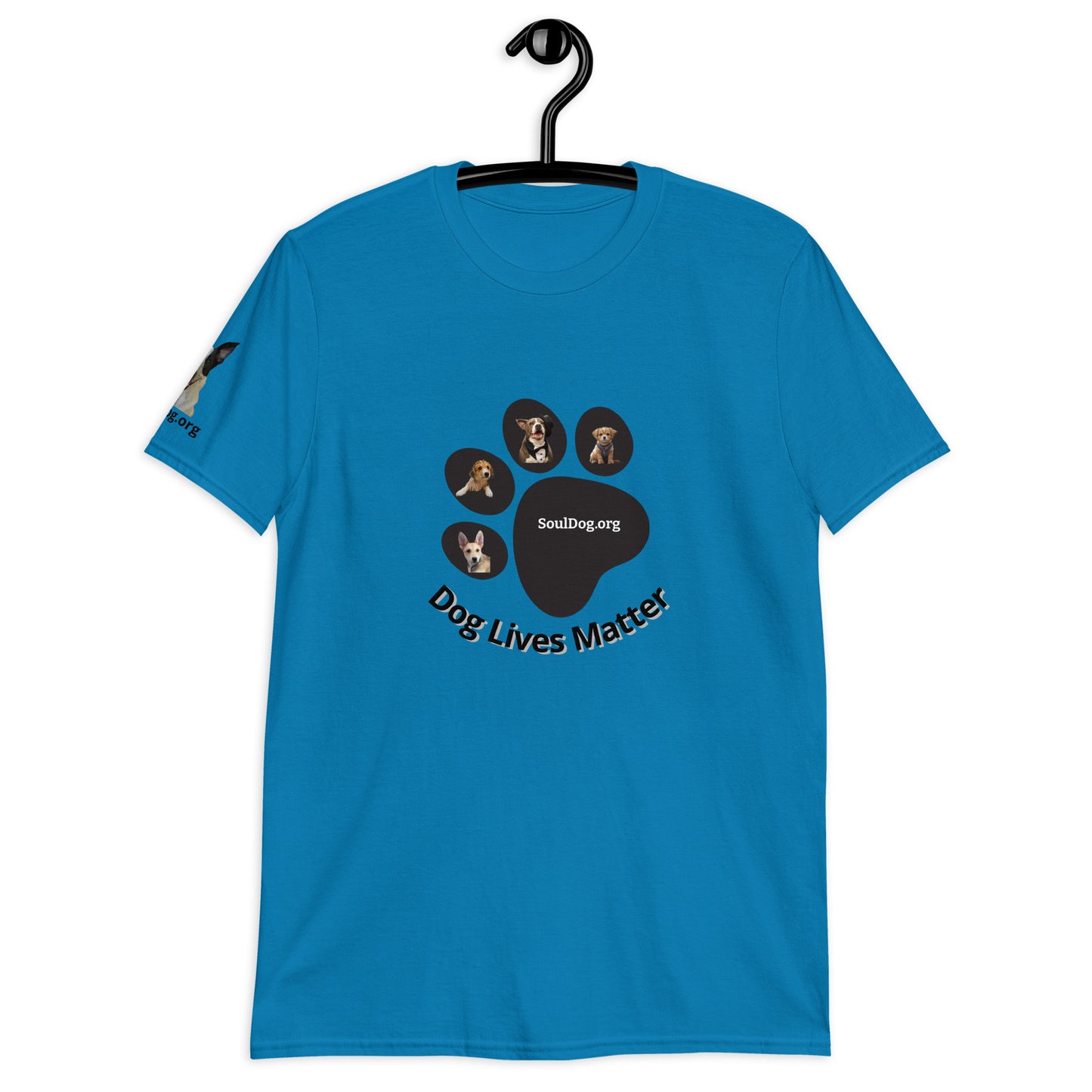 "Dog Lives Matter" 100% Cotton Unisex T-Shirt by Mighty Shirt
