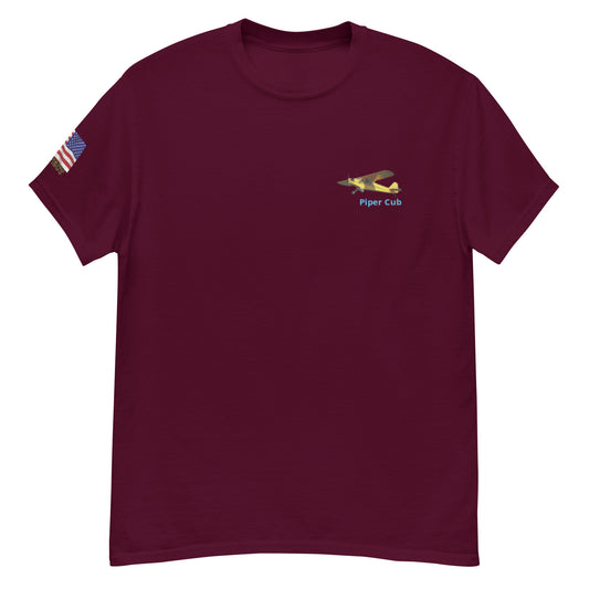 Piper Cub airplane cotton MightyShirt Unisex T-Shirt America 1952