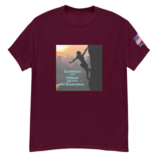 Excellence is an Attitude with No Explanation 100% cotton T-Shirt Mighty Shirt