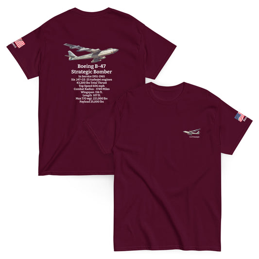 B-47 Bomber Airplane - a 100% cotton T-Shirt by Mighty Shirt