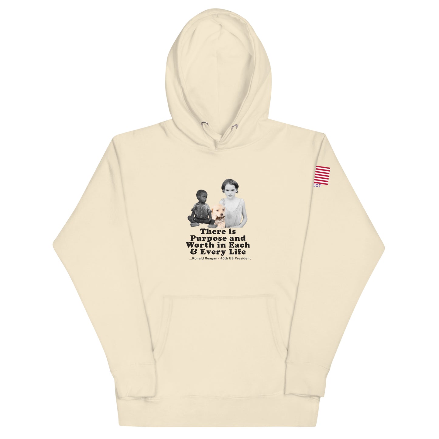 love kindness worth purpose Premium Unisex Hoodie Mighty Shirt
