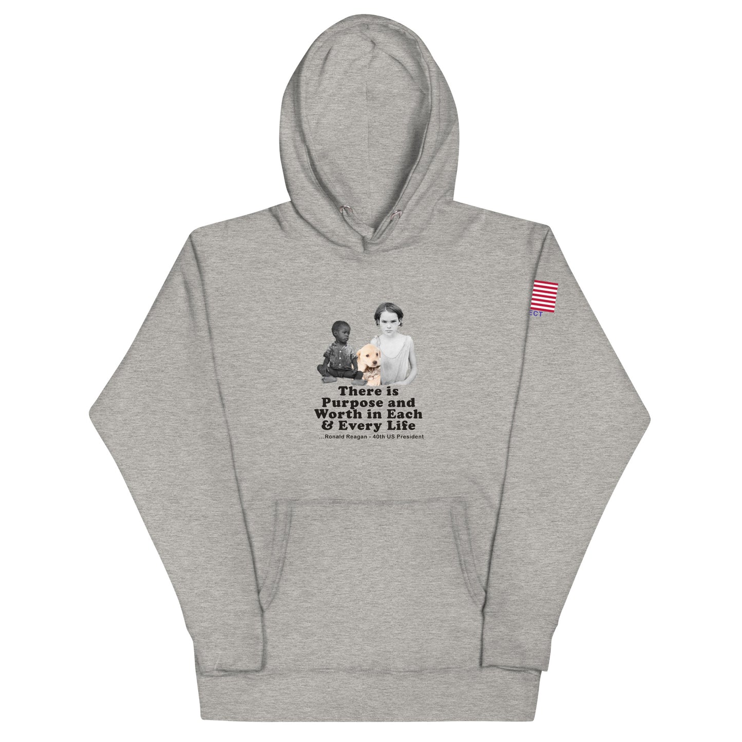 love kindness worth purpose Premium Unisex Hoodie Mighty Shirt