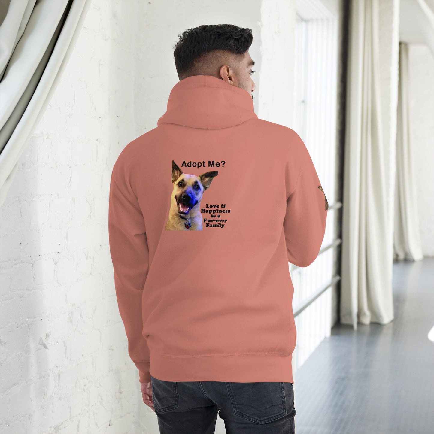 Adopt Me? Happiness is a Fur-Ever Family Premium Unisex Hoodie