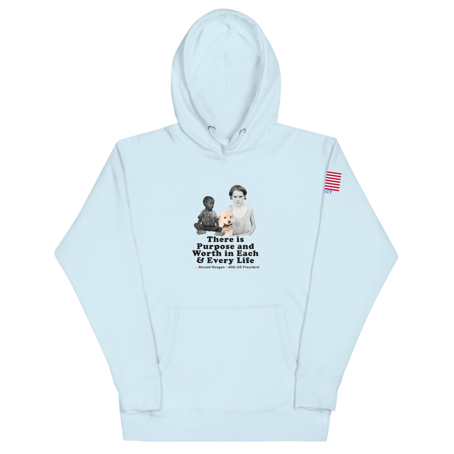 love kindness worth purpose Premium Unisex Hoodie Mighty Shirt