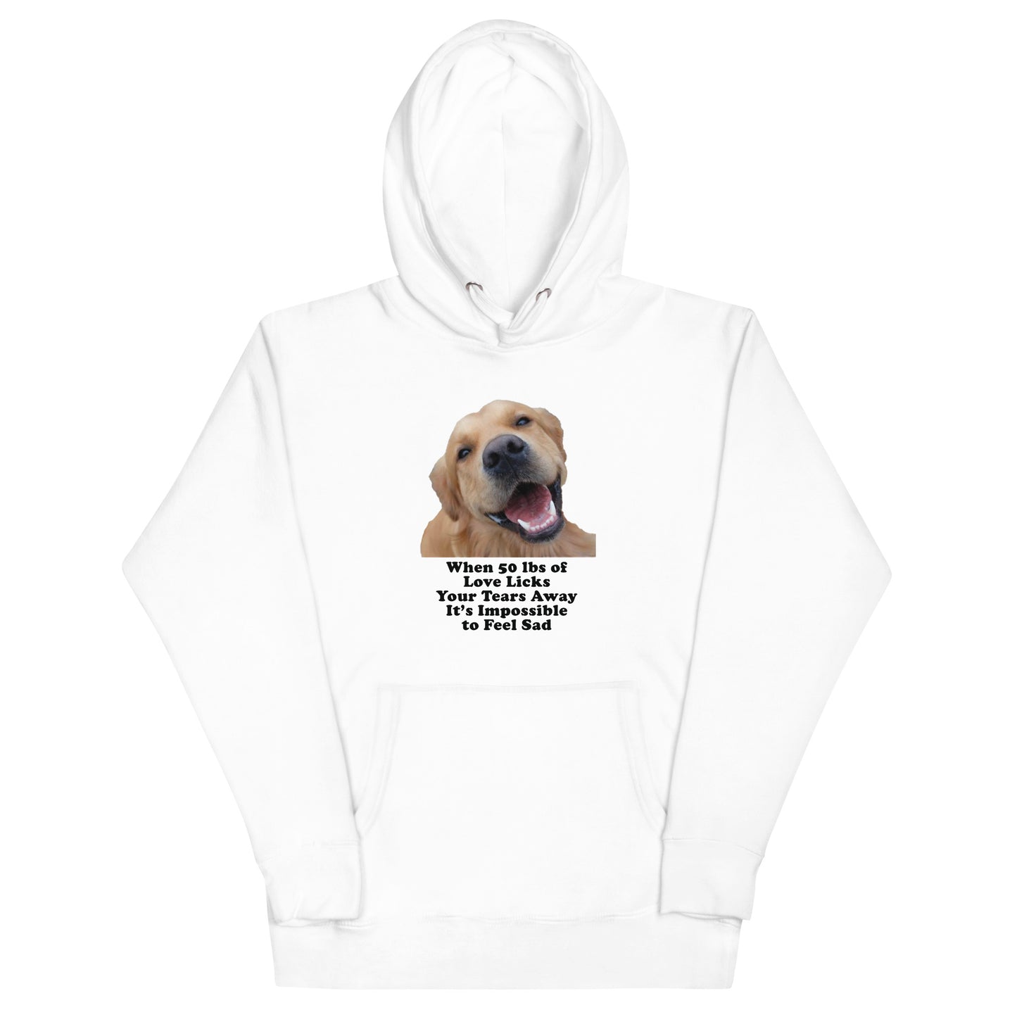 dog rescue hoodie MightyShirt unisex premium love golden retriever