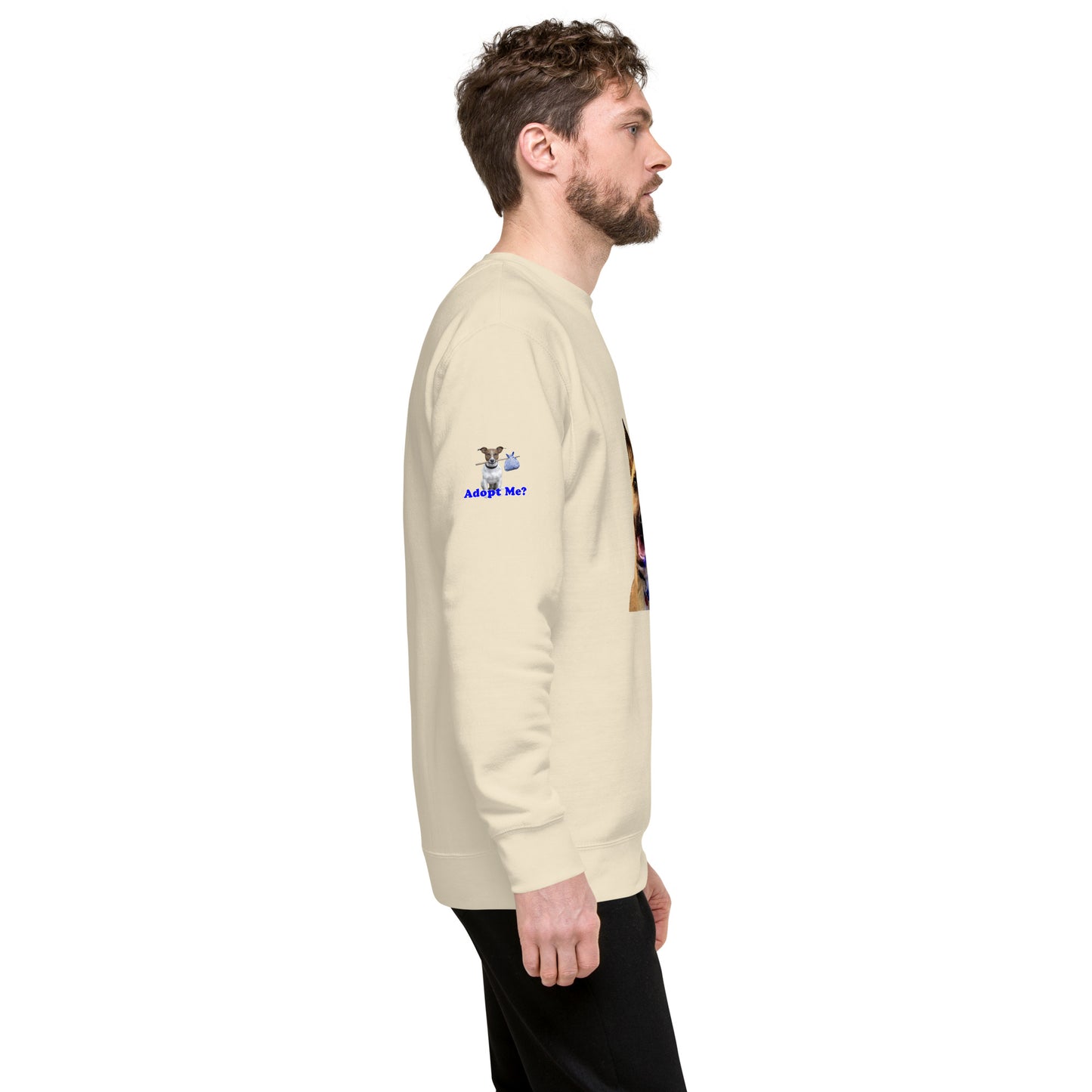 Adopt Me? Dog Lover's Premium Unisex Sweatshirt by Mighty Shirt