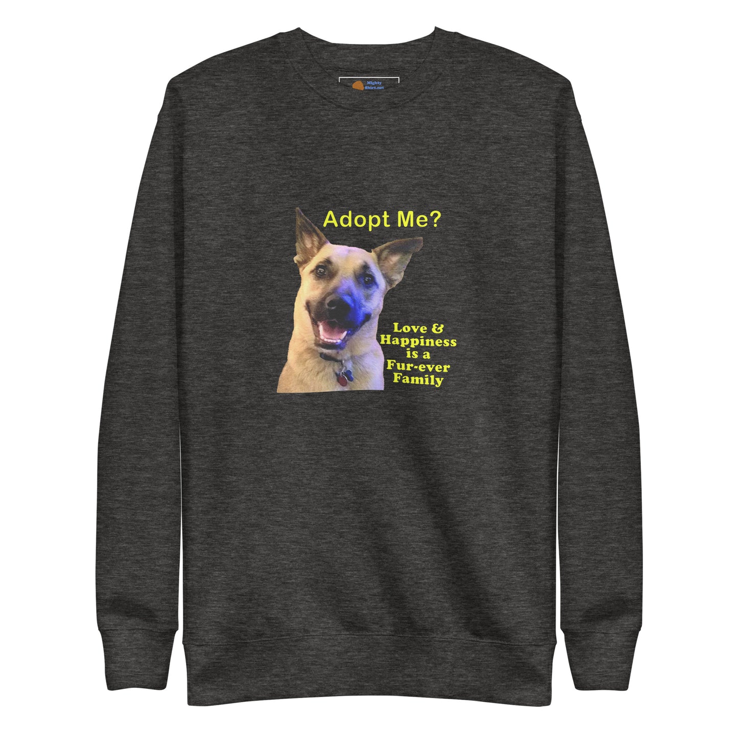 Adopt Me? Dog Lover's Unisex Premium Sweatshirt by Mighty Shirt