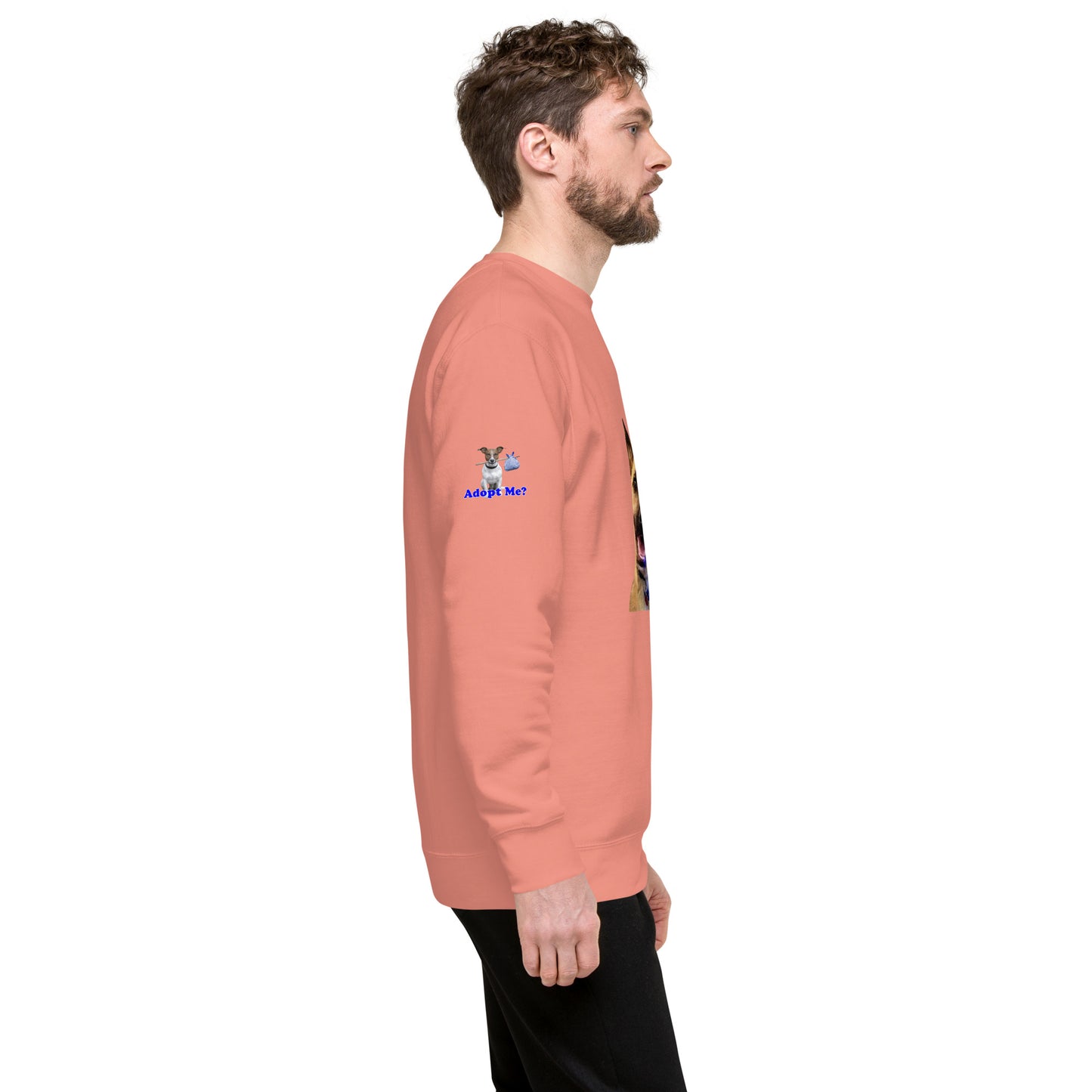 Adopt Me? Dog Lover's Premium Unisex Sweatshirt by Mighty Shirt