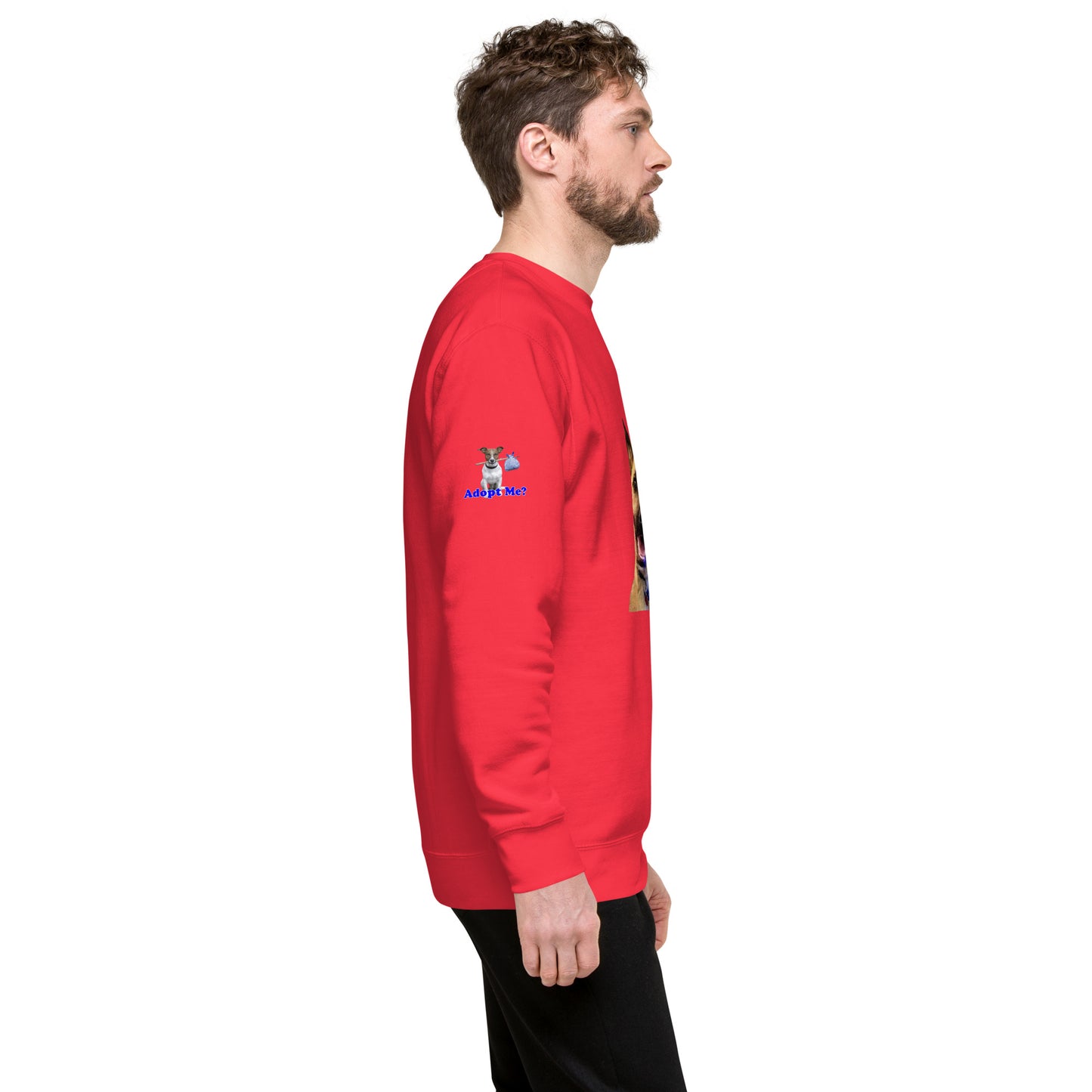 Adopt Me? Dog Lover's Premium Unisex Sweatshirt by Mighty Shirt