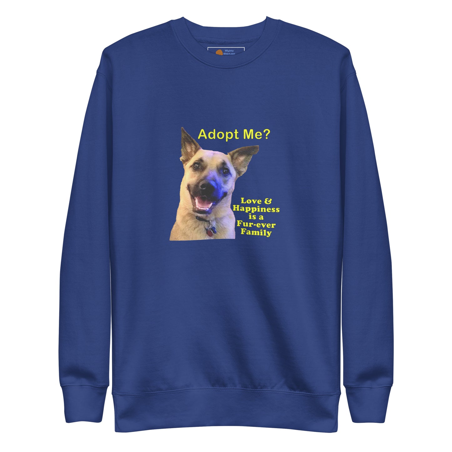 Adopt Me? Dog Lover's Unisex Premium Sweatshirt by Mighty Shirt