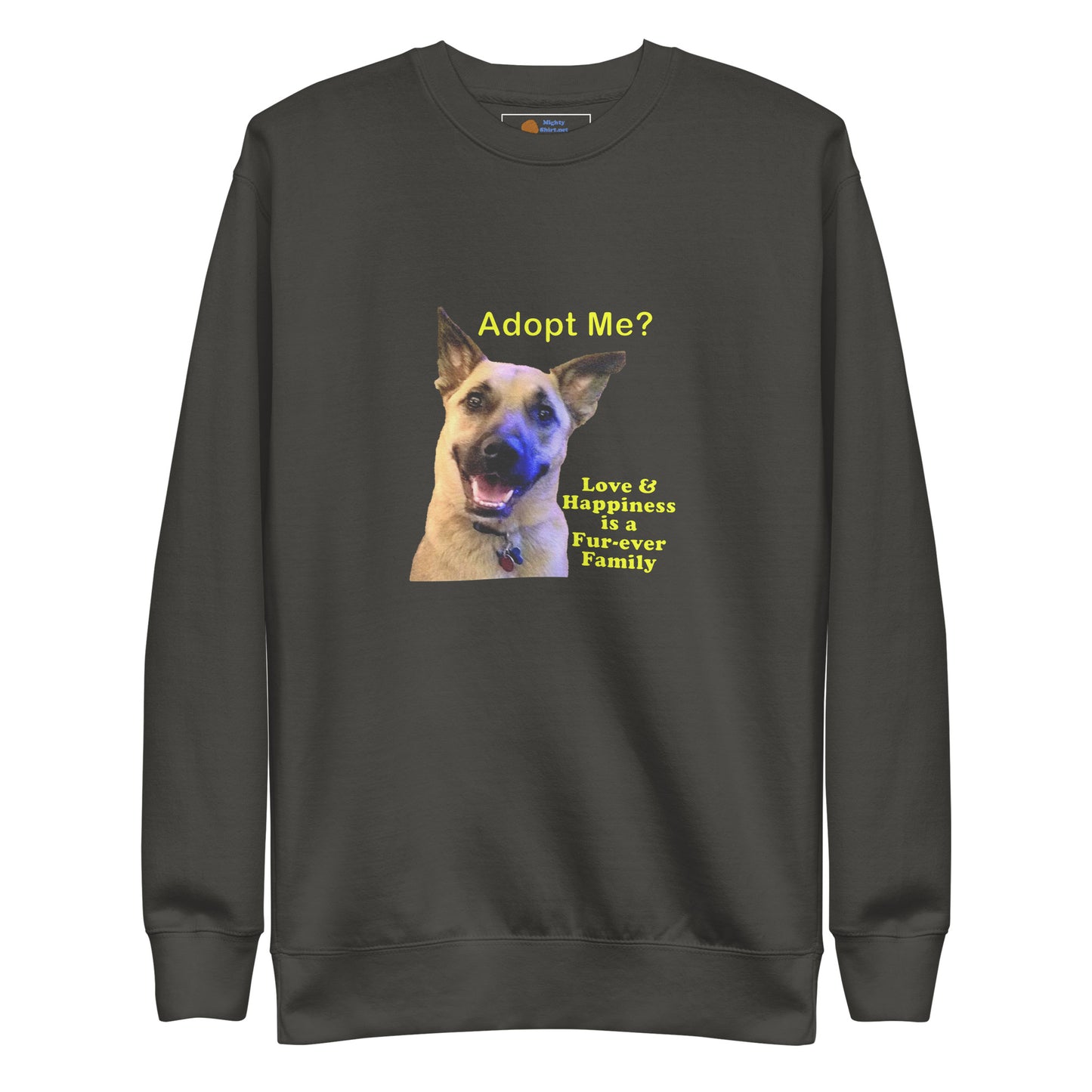 Adopt Me? Dog Lover's Unisex Premium Sweatshirt by Mighty Shirt