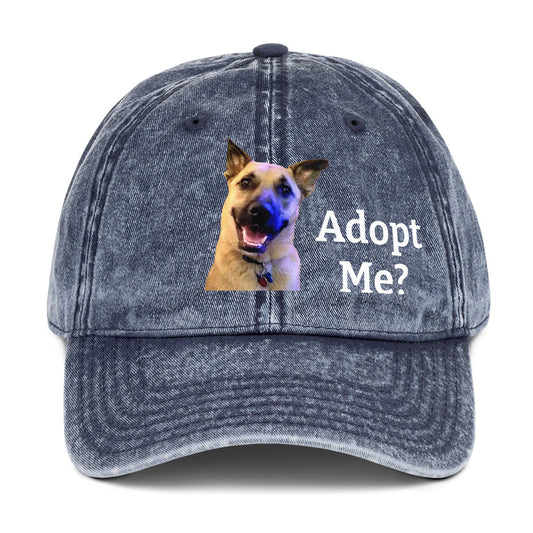 dog rescue cotton twill cap by Mighty Shirt