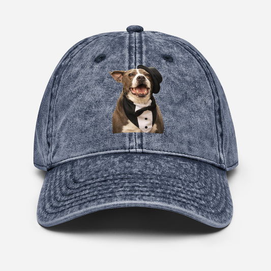 Party Dog Rescue Cotton Twill Hat by Mighty Shirt