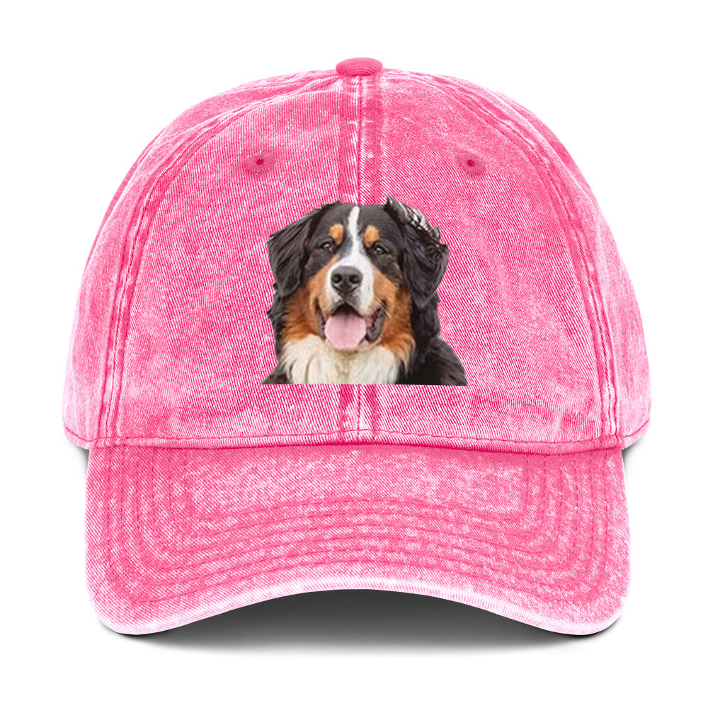 Big Dog Vintage Cotton Twill Cap by Mighty Shirt