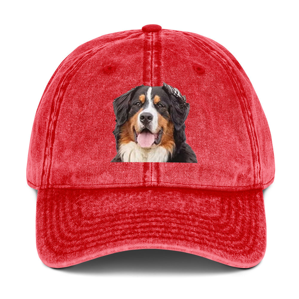 Big Dog Vintage Cotton Twill Cap by Mighty Shirt