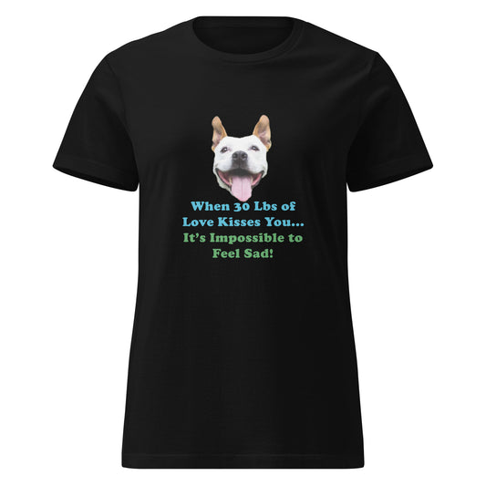 dog rescue love cotton women's T-Shirt MightyShirt