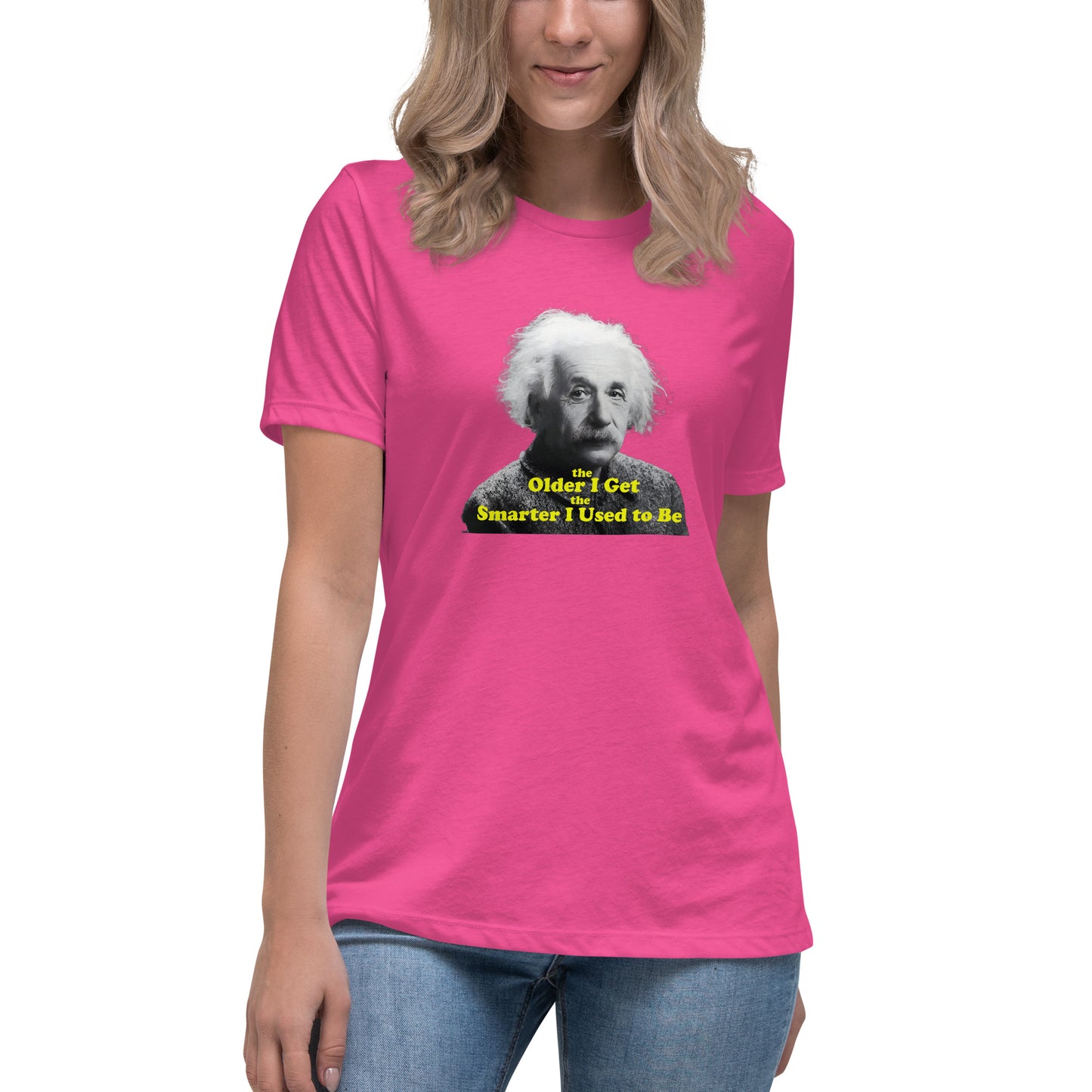 "The Older I Get" 100% Funny Cotton Women's Tee by Mighty Shirt