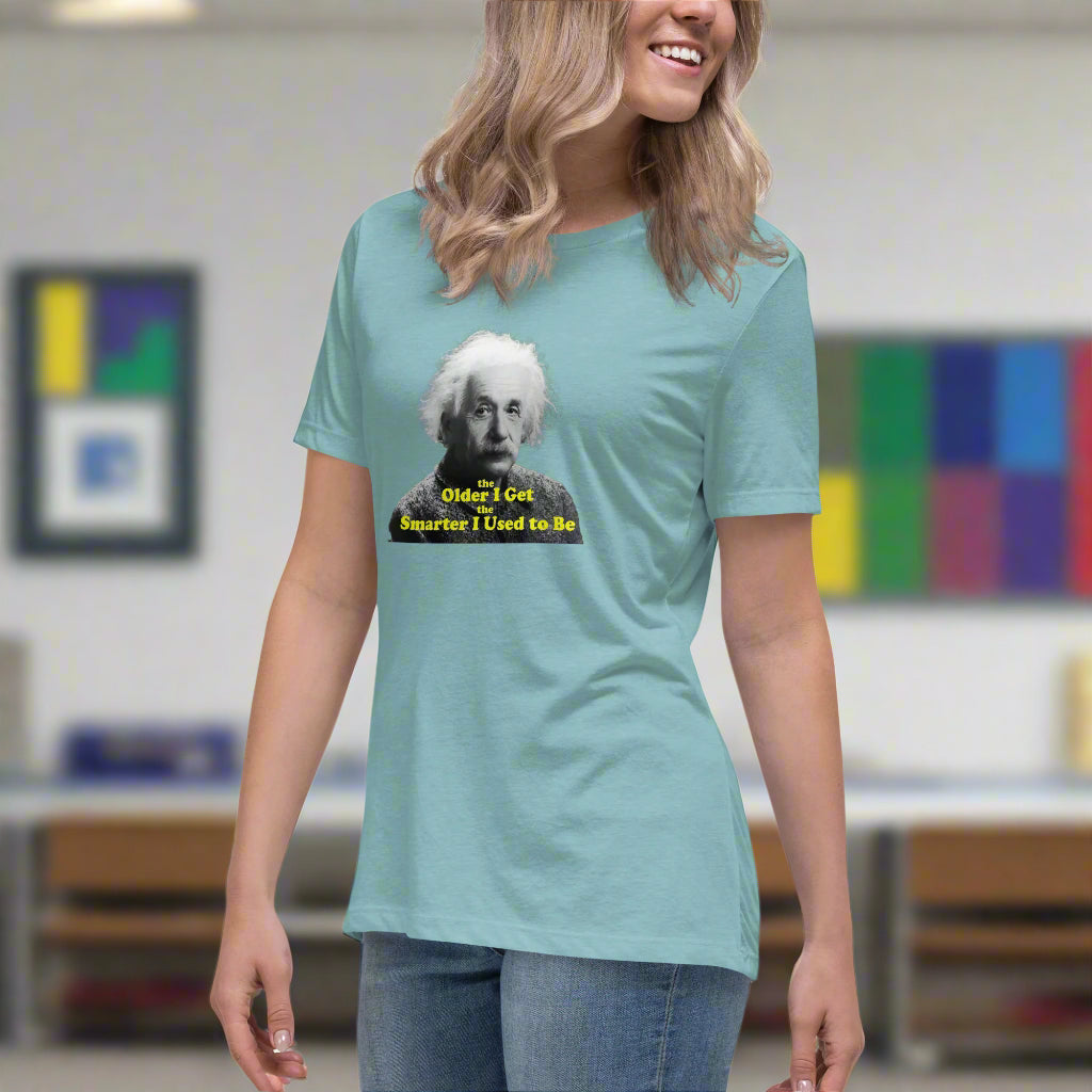 "The Older I Get" 100% Funny Cotton Women's Tee by Mighty Shirt