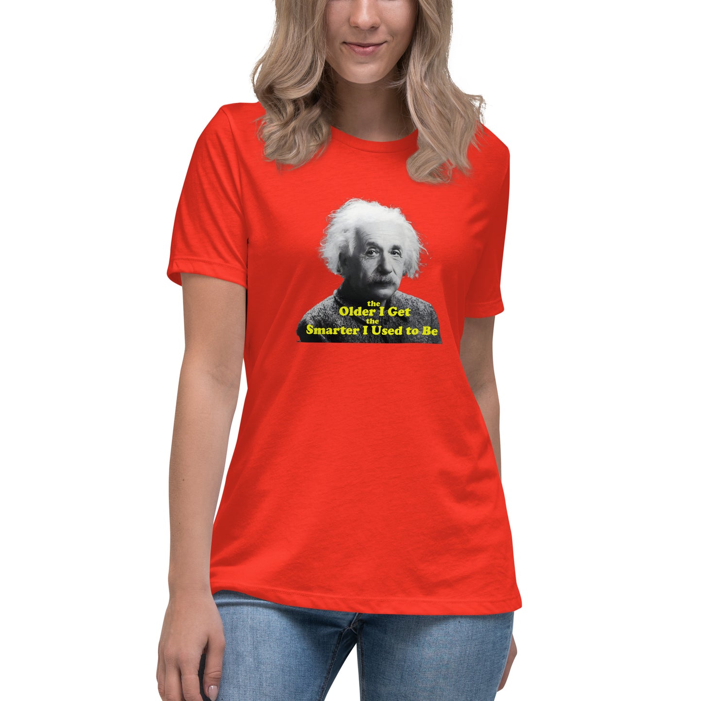 "The Older I Get" 100% Funny Cotton Women's Tee by Mighty Shirt