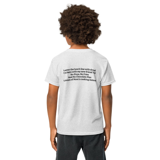 "Lunch Lady says" w/Funny Limerick Youth t-shirt w/Mighty Shirt Attitude