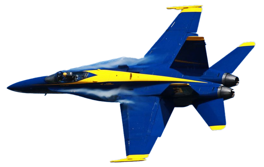 US NAVY Blue Angels FA-18 Hornet Jet Fighter