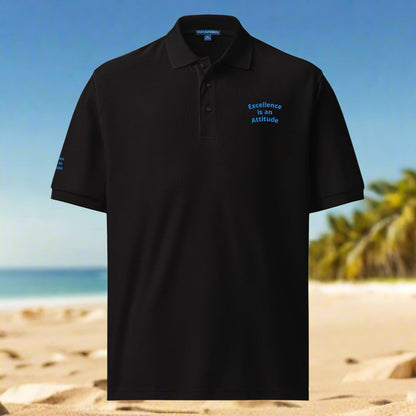 Excellence Attitude unisex Polo MightyShirt motivate inspire