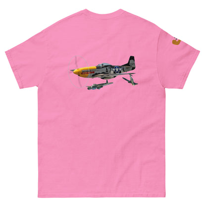 P-51 airplane WW2 unisex T-shirt cotton MightyShirt