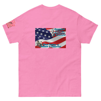 Once Freedom is Gone Patriotic Flag MightyShirt Cotton Unisex T-Shirt