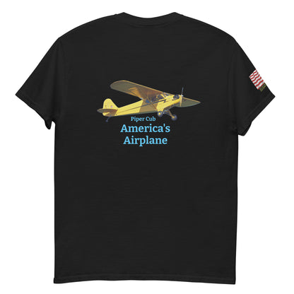 Piper Cub airplane cotton MightyShirt Unisex T-Shirt America 1952