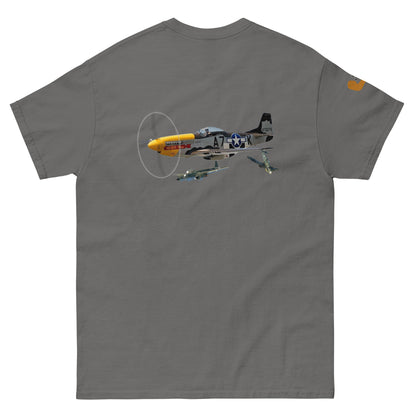 P-51 airplane WW2 unisex T-shirt cotton MightyShirt