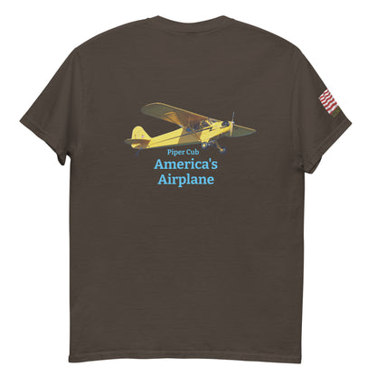 Piper Cub airplane cotton MightyShirt Unisex T-Shirt America 1952