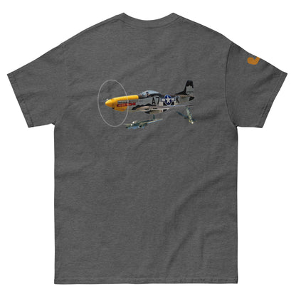 P-51 airplane WW2 unisex T-shirt cotton MightyShirt