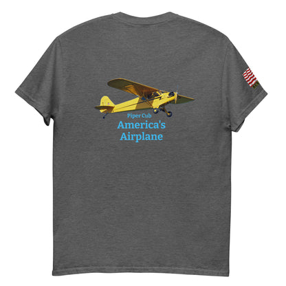 Piper Cub airplane cotton MightyShirt Unisex T-Shirt America 1952