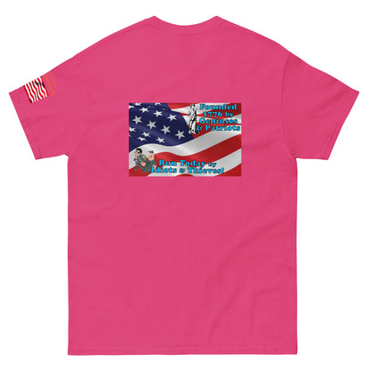 Once Freedom is Gone Patriotic Flag MightyShirt Cotton Unisex T-Shirt