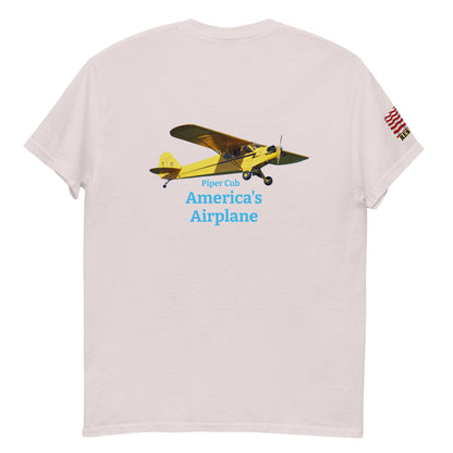 Piper Cub airplane cotton MightyShirt Unisex T-Shirt America 1952