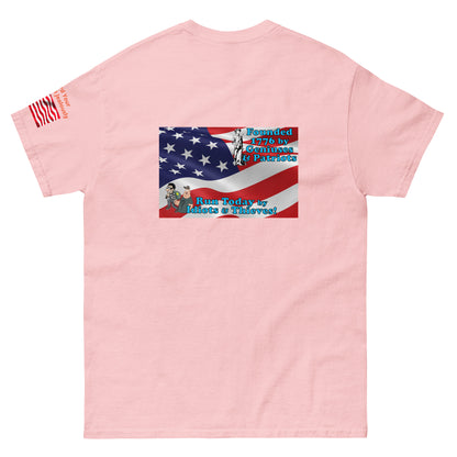 Once Freedom is Gone Patriotic Flag MightyShirt Cotton Unisex T-Shirt