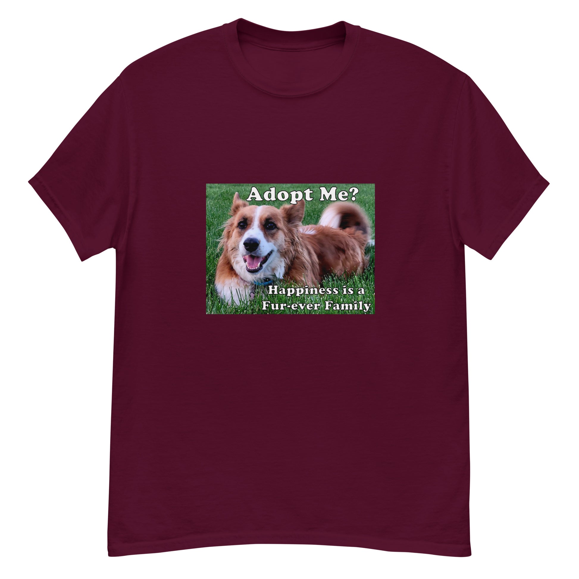 dog rescue adopt Cotton Unisex classic T-Shirt MIghtyShirt