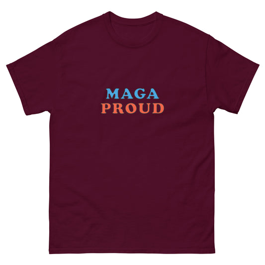 MAGA PROUD Unisex cotton classic T-Shirt MIghtyShirt political
