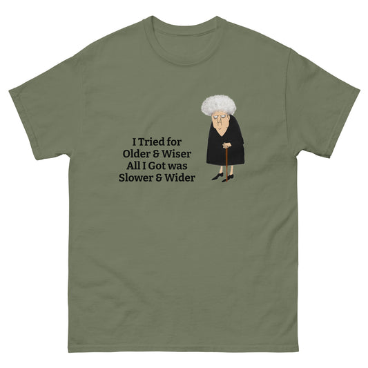 Old Grandma cotton T-Shirt by Mighty Shirt